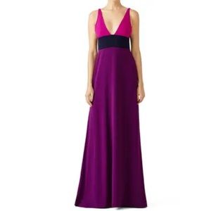 Jill Stuart Viola Colorblock Dress Gown Size 2